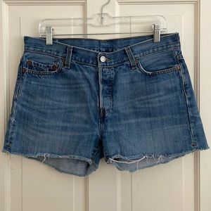 Levi’s Blue Denim Jean Shorts